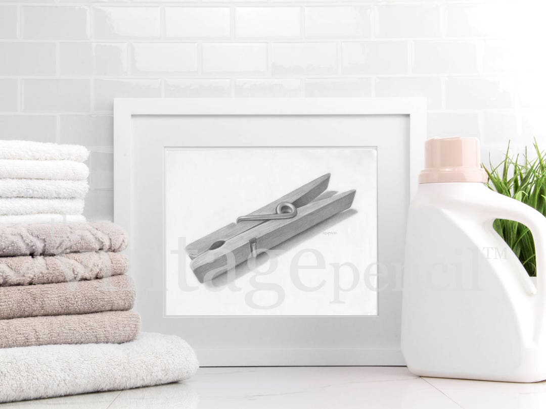Laundry Room Decor, Clothes Pin, Laundry Room Art, Laundry Room Wall ...