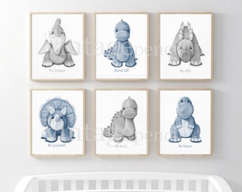 Dinosaur Wall Art, Dinosaur Print, Boy Art, Dinosaur Decor, Boy Nursery Set, Boys Room, Dinosaur Art Print, Dinosaur Drawings. Dinosaur, ,