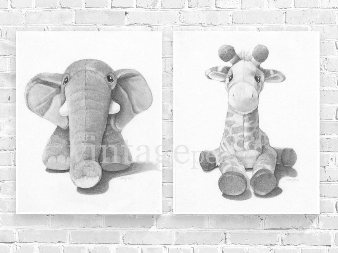 Nursery Wall Art Nursery Art Safari Nursery Safari Animal Etsy