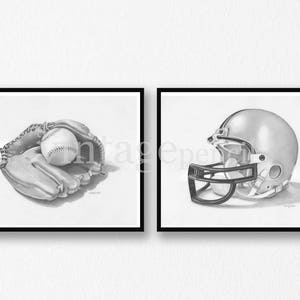 Sports Print, Sports Decor, Sports Wall Art, Teen Boy Wall Art, Boys Room Decor, Sports Nursery, Digital Sports Print, Football, Sports Gift image 1