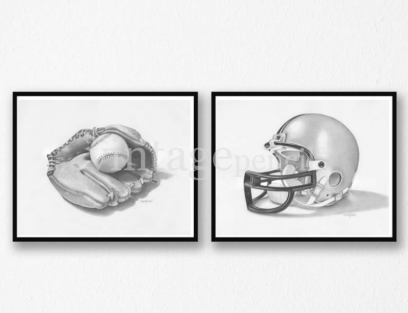 Sports Print, Sports Decor, Sports Wall Art, Teen Boy Wall Art, Boys Room Decor, Sports Nursery, Digital Sports Print, Football, Sports Gift image 1