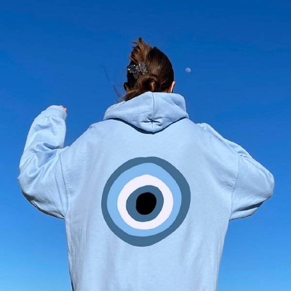 Evil Eye Hoodie | Evil Eye Aesthetic, Evil Eye Sweatshirt, Trendy Women’s Hoodie, Oversized Hoodie, TikTok hoodie, Gifts For Her