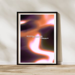 Vulnerability | Digital Print, Aesthetic, Trendy Art, Wall Decor, Posters, Gradient Art, Aura Art, Spiritual Art, Cool Art, Gifts For Her