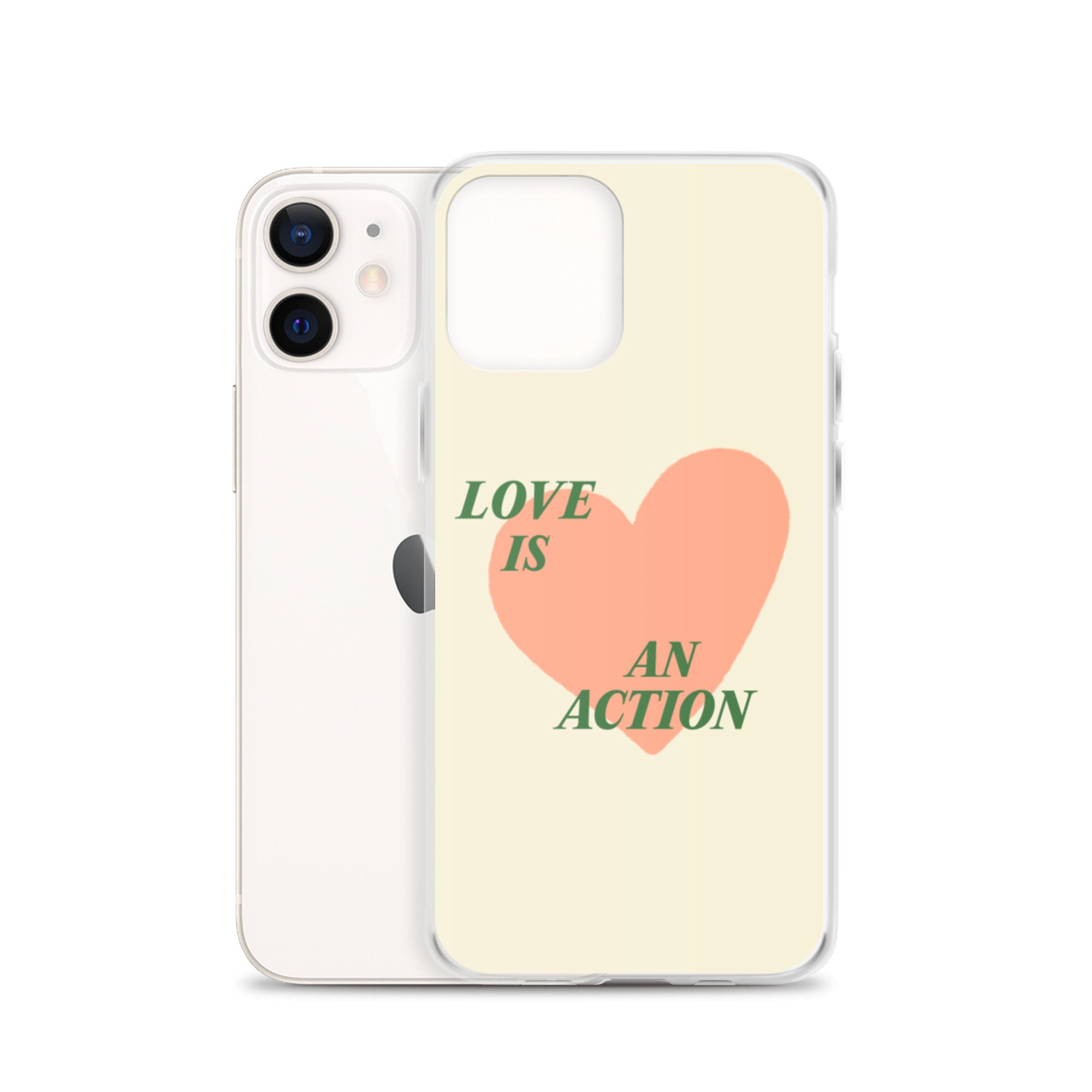 Generaliseren produceren schoner Love Is An Action iPhone Hoesje - Etsy België