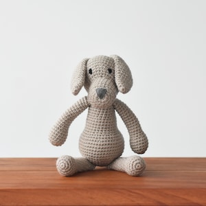 Weimaraner Crochet Gift - Weimaraner Amigurumi Stuffed Toys - Weimaraner Dog Baby Shower Gift