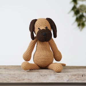 Great Dane Crochet - Finished crochet Great Dane - Great Dane Amigurumi - Handmade Plush Toy - Stuffed Dog