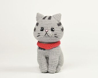Grey Tabby Cat Crochet