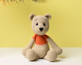 Handmade Crochet Bear: Amigurumi Plush Toy