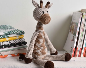 Giraffe Crochet Wild Animal, Stuffed Toy, Hand Made Plush Toy High Quality | Custom Color