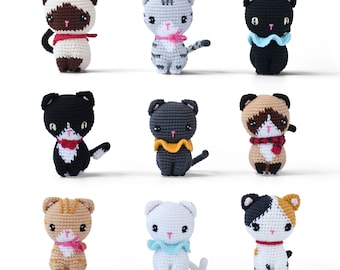 Mini Crochet Kitten: Handmade Amigurumi Cat
