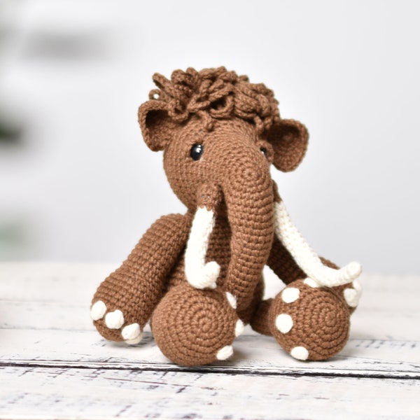 Mammoth Stuffed Animal, Mammoth Plush Toy, Baby Gift, Handmade With Love | Custom Color