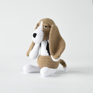 Basset Hound Hush Puppy Amigurumi Crochet Stuffed Dog Kid Toy - Etsy