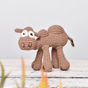 The Camel Crochet Animal Handmade Amigurumi Stuffed Toy Doll | Custom Color