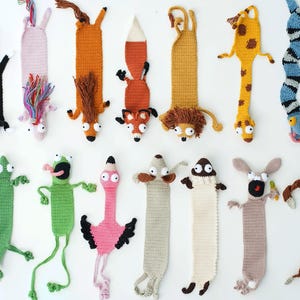 Crochet Animal Bookmark: Handmade Quirky Gift for Readers