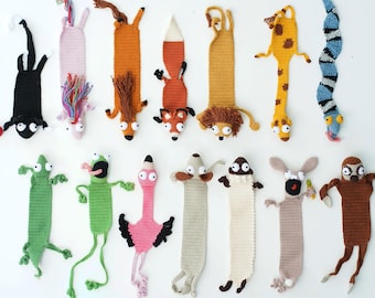 Crochet Animal Bookmark: Handmade Quirky Gift for Readers