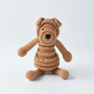 Crochet Shar Pei Dog: Handmade Amigurumi Puppy Toy