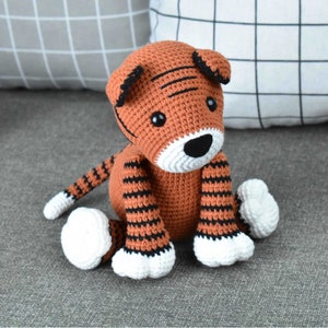 Cute Amigurumi Tiger Toy - Handmade Crochet Tiger - Special Tiger for Baby Gift Shower