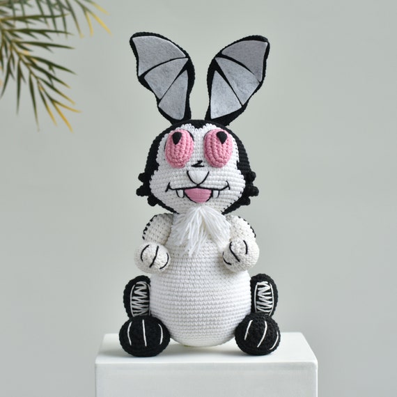 Crochet Vampire Bunny Plush - Handmade Halloween Toy - Etsy