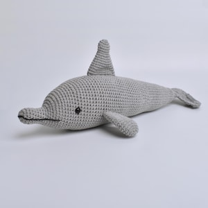 Finished Dolphin Crochet - Dolphin Amigurumi Stuffed Toy | Custom Color Dolphin