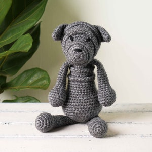 Handmade Shar Pei Dog Crochet Amigurumi: Dog Lover Gift