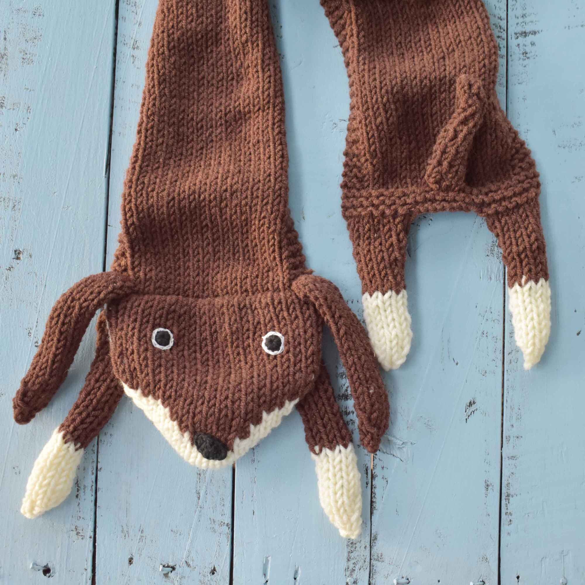 Knitted Dog Scarf Fun Animal Scarf Hand Knit Scarf Knit Etsy