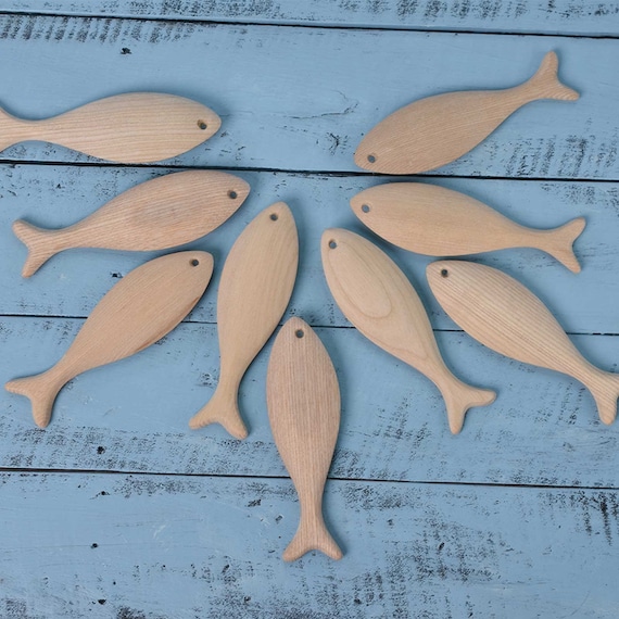 Unfinished Wooden Fish for Crafting, Home & Room Décor, DIY Craft, Handmade  Unfinished Wood Fish, Wooden Fish Shape -  Canada
