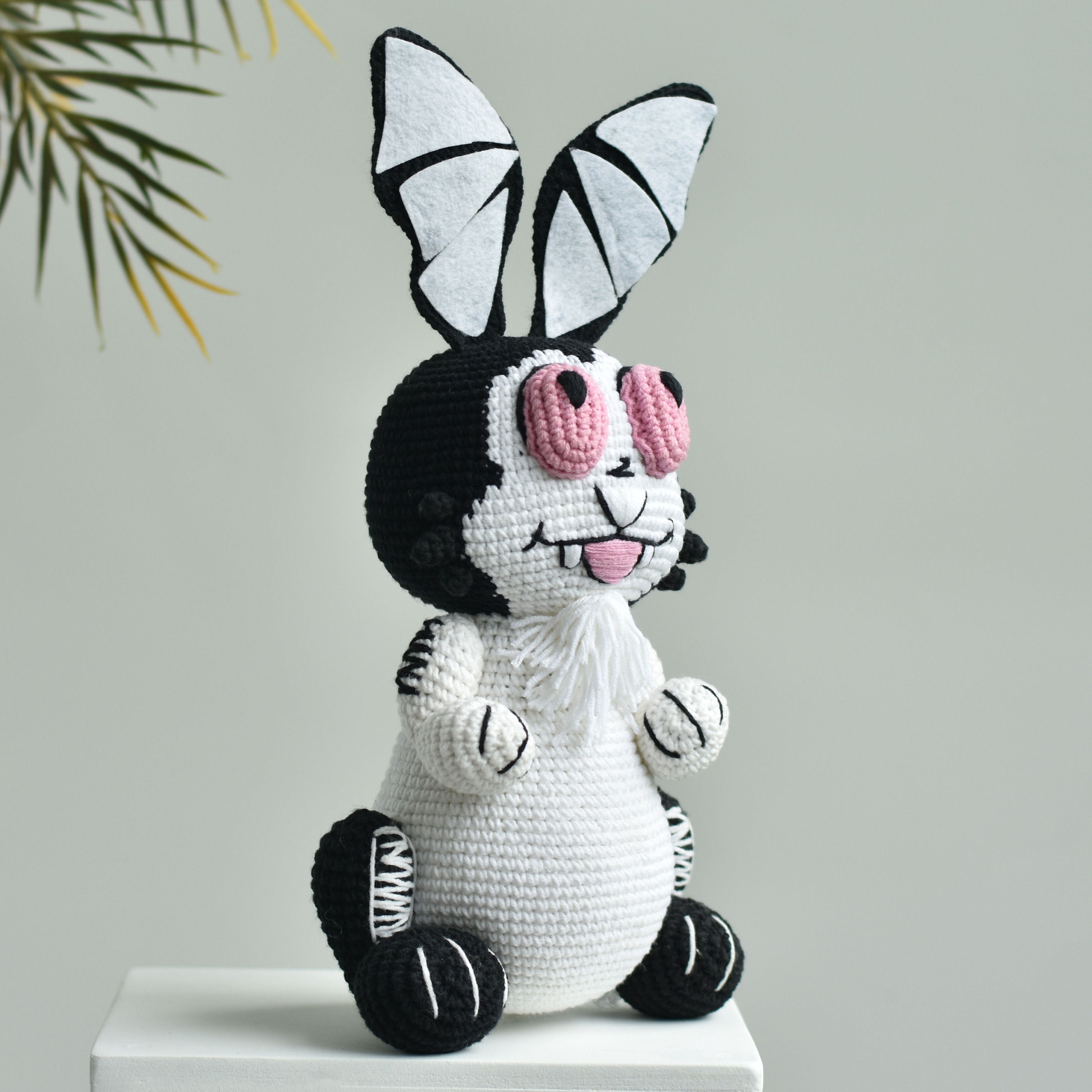 Crochet Vampire Bunny Plush - Handmade Halloween Toy - Etsy