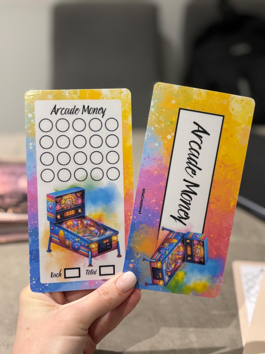 Arcade Money Saving Challenge Tracker and Insert - Etsy