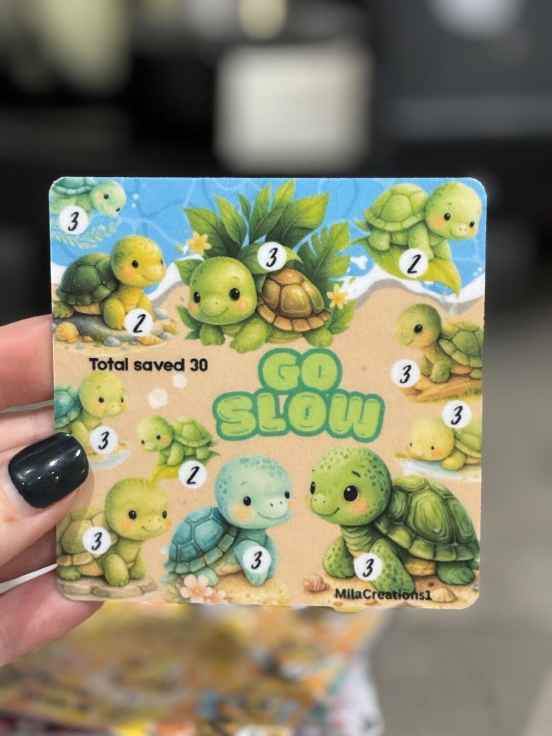 Mini Go Slow Saving Challenge - Etsy