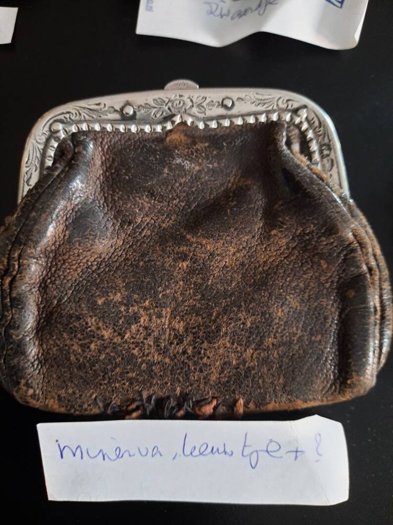 Antique silver purse and bag brackets with stamps and year letters 1830-1870 various prizes