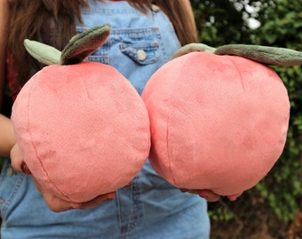 Peach emoji plush hotsell