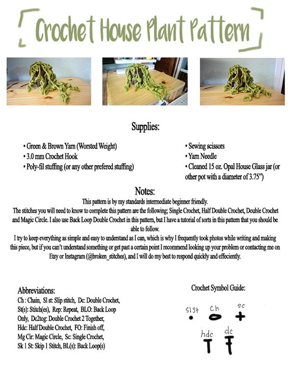 Efeu Hauspflanze hkeln: DIY Wohndekor, Opal Haus glas recycling!  (PDF-Muster) - Etsy.de