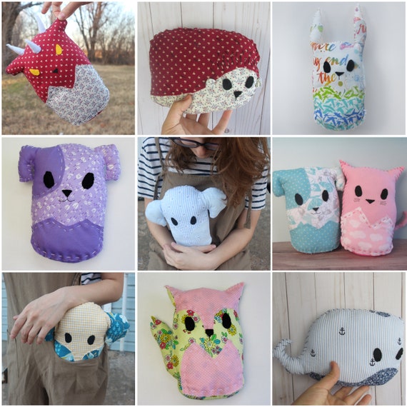 patchwork stuffed animal patterns