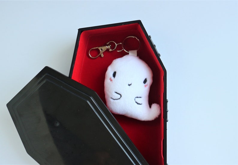 Ghost squishy keychains Halloween ghosts mini plush keychain | Etsy