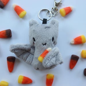 Mini Bat squishy keychains handmade bat plush Halloween bat plushies charm accessories decor party favor gift ideas teen