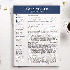 Professional Sales Finance CFO Resume Template for Word, Modern Business Resume, CIO Resume Template, CEO Resume Executive Resume Template