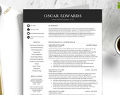 Executive Resume Template Word, Business Resume Template, Corporate, Director Resume Template, Modern Clean Resume Layout & Resume Design