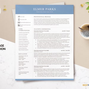 Currículo e Carta de Apresentação para Professor Profissional, Modelo de Currículo para Word, Modelo de Currículo para Professor, Modelo de CV para Professor, Currículo Acadêmico