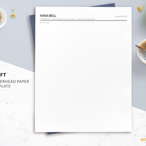 Google Docs Resume Templates ATS Friendly Letterhead Template Nina Bell