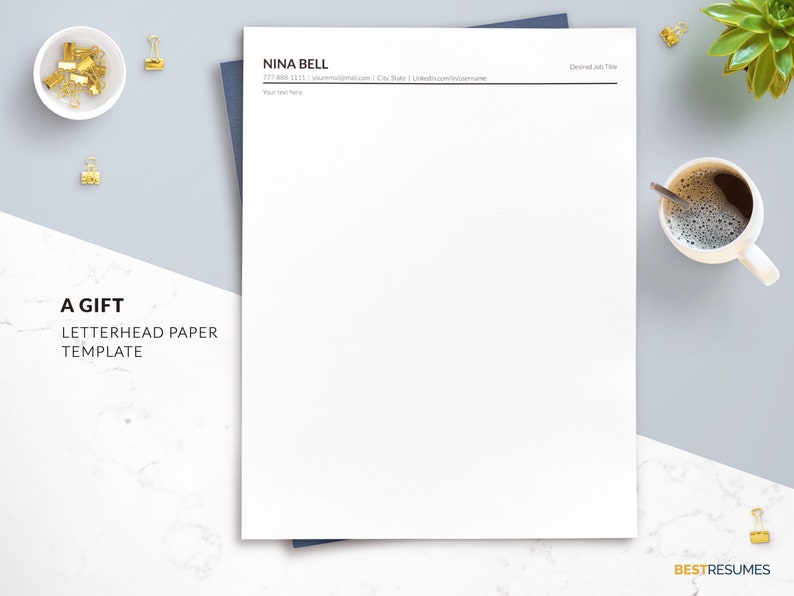 Google Docs Resume Templates ATS Friendly Letterhead Template Nina Bell