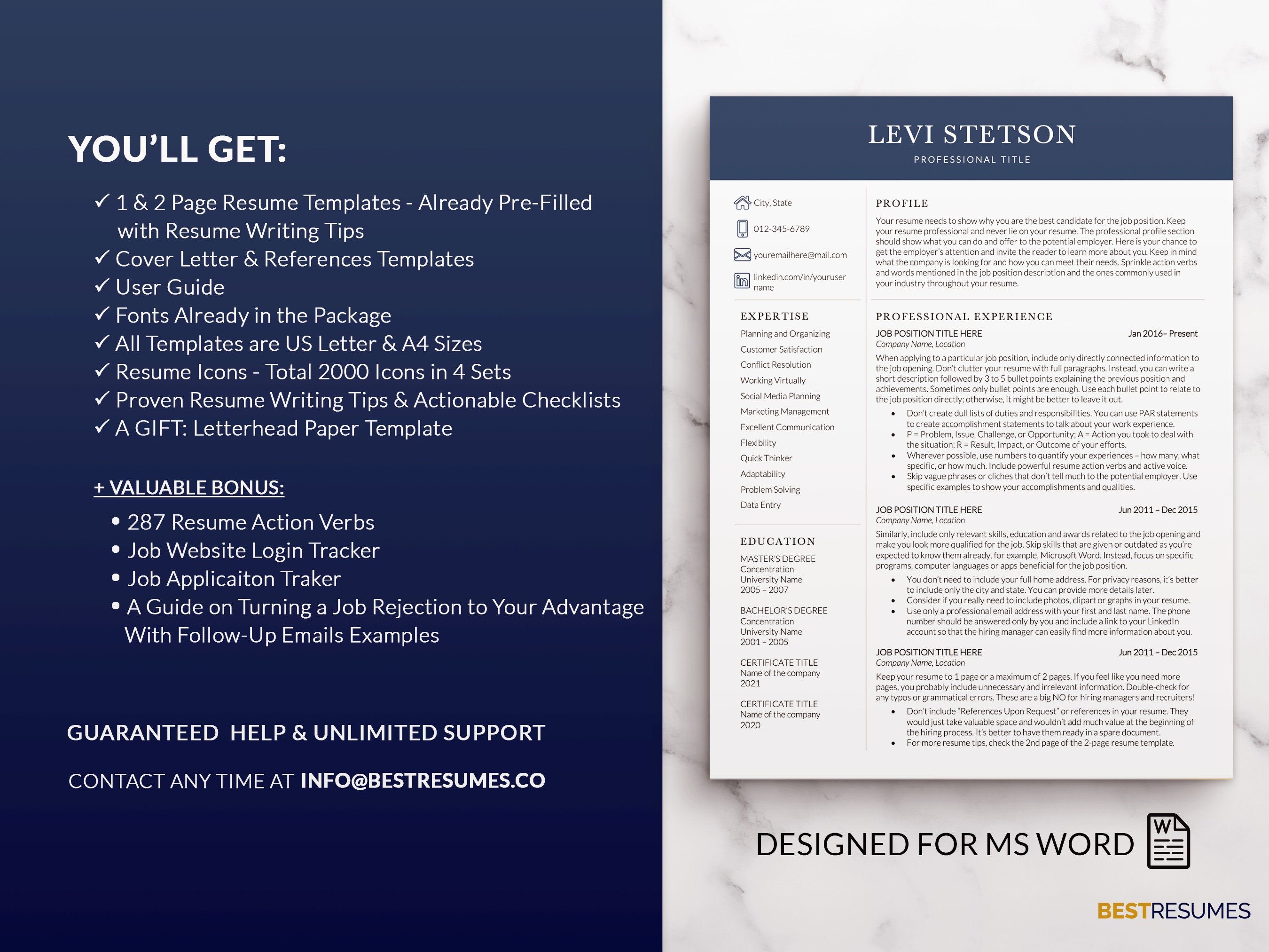 CFO Resume Template Executive - Il Fullxfull.4100119447 5ehu