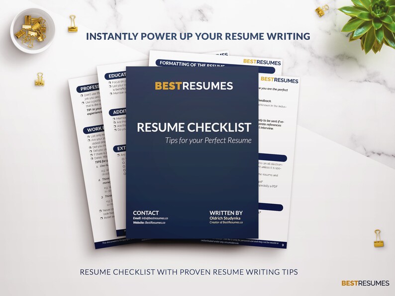 Executive Resume Template, Clean Modern Professional CV Template Word ...