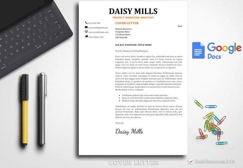 Resume Template Professional Resume Template Instant Download Modern Resume Template CV Template CV Design Resume Template Google Docs