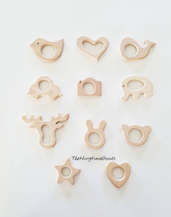etsy wooden teether