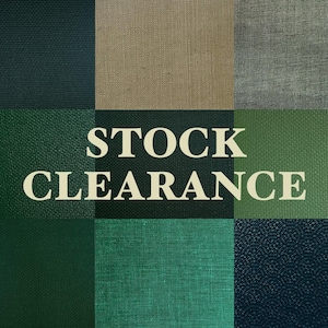 FREE P&P - A3 Bookcloth Green