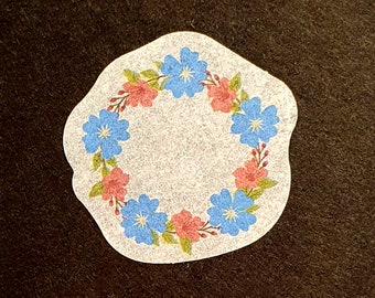 Flower washi tape pre-cut stickers