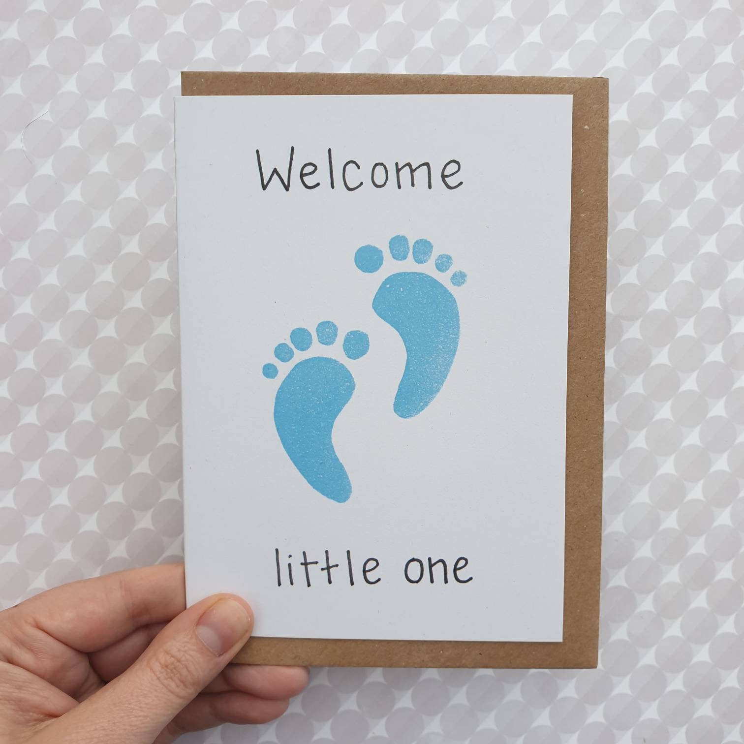 WHITE COTTON CARDS Welcome To Our 1st Granddaughter WB301 - Tarjeta De Bebé Hecha A Mano, Tarjeta
