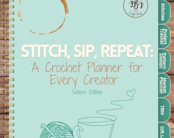 Crochet Project Planner: Yarn Inventory & Craft Show Organizer (Digital PDF)