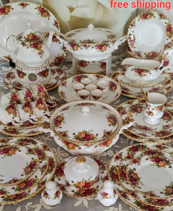 Royal Albert Old Country Roses English Bone China 58x Eerste Keus Diner,  Thee En Ontbijtservies Huwelijkscadeau, Jubileumcadeau -  Canada