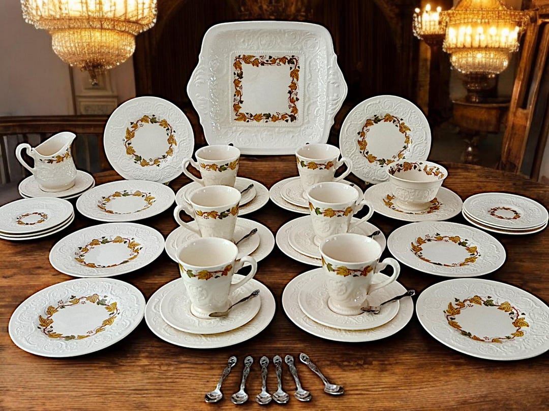 ウェッジウッド ゴールデン アイビー 5ピースセット